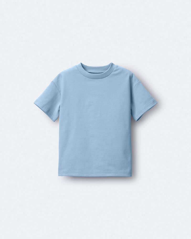 Toddler Elevated Relaxed Tee - Blue, image 2 of 5 slides