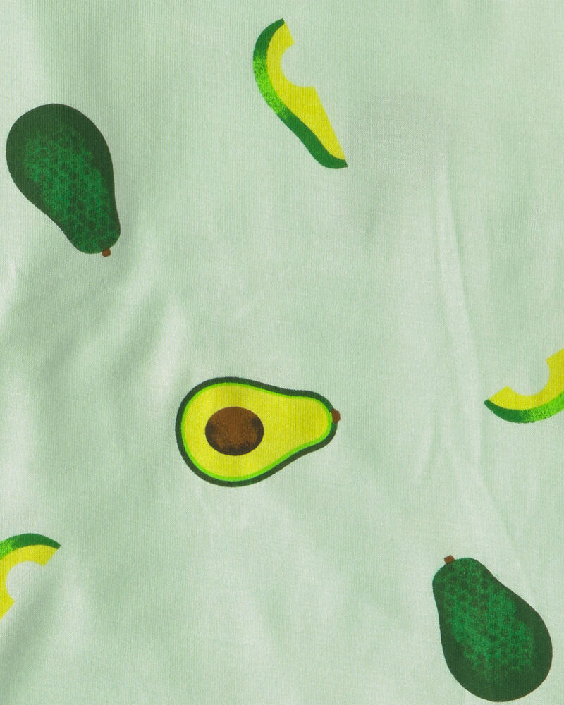 Toddler Avocado PurelySoft 2-Piece Pajama Set - Green, image 6 of 9 slides