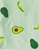 Toddler Avocado PurelySoft 2-Piece Pajama Set - Green, image 6 of 9 slides