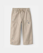 Toddler Boy 2-Piece Top & Splatter Paint Pants Set - Brown, image 6 of 9 slides