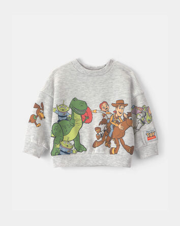 Baby Boy Pixar&copy; Toy Story French Terry Long-Sleeve Pullover Sweatshirt - Grey, 