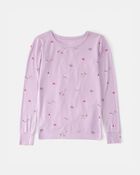Girls Fairytale PurelySoft 2-Piece Pajama Set - Purple, image 3 of 7 slides