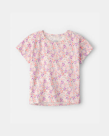 Girls Floral Top - Pink, 