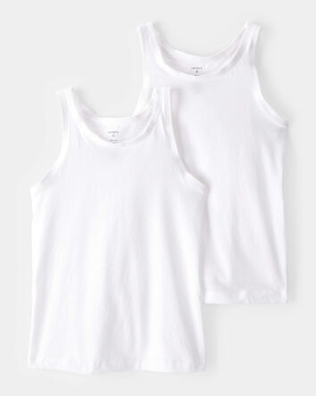 Kid 2-Pack Cotton Cami Tanks, 