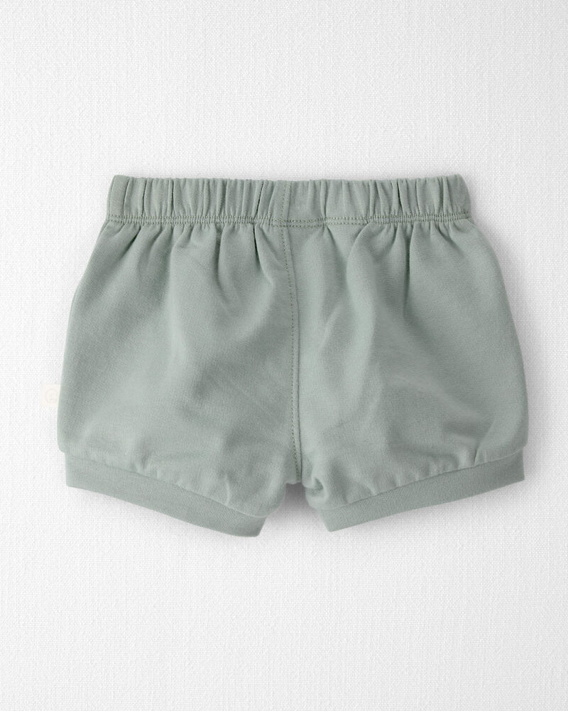 Baby Girl 2-Pack Organic Cotton Shorts in Under the Sea, image 3 of 6 slides