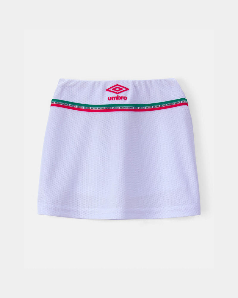 Toddler Girl Umbro Mexico Active Skort - White, image 2 of 6 slides