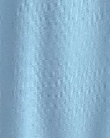 Boys Uniform Piqu&eacute; Polo Shirt - Light Blue, 