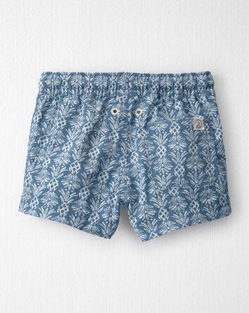Baby Boy Recycled Swim Trunks in Bloom Lagoon, 