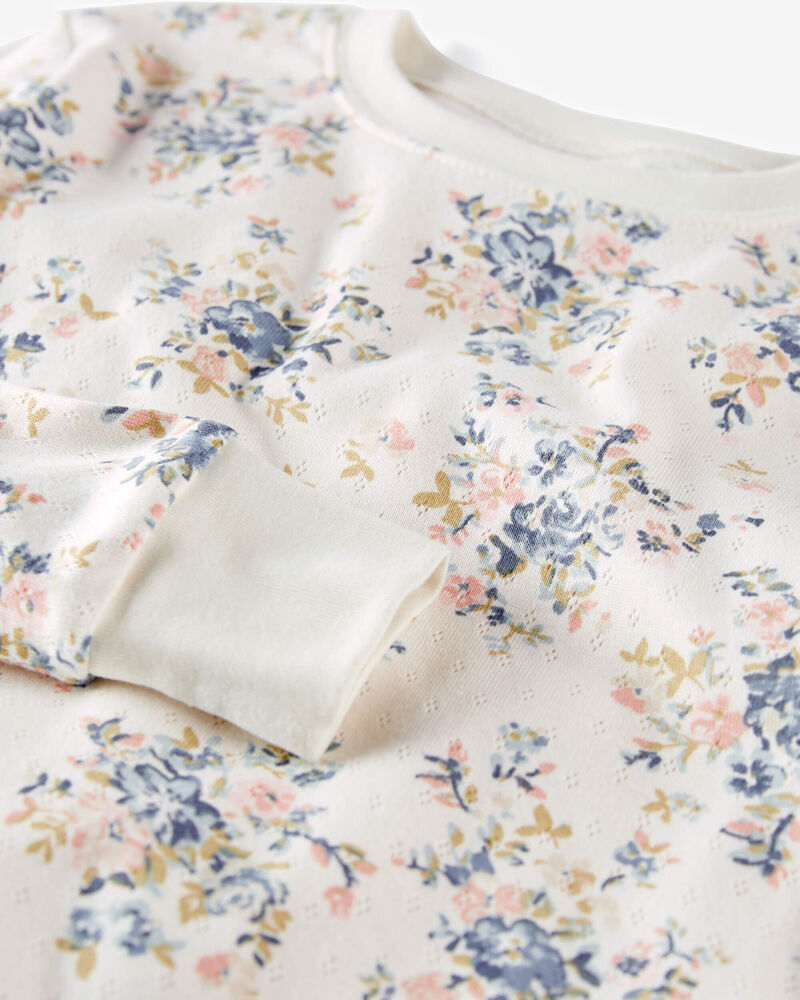 Girls Organic Cotton Pajamas Set, image 2 of 4 slides