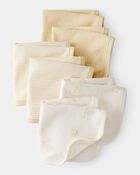 Baby 6-Pack Washcloths - Yellow, image 1 of 2 slides
