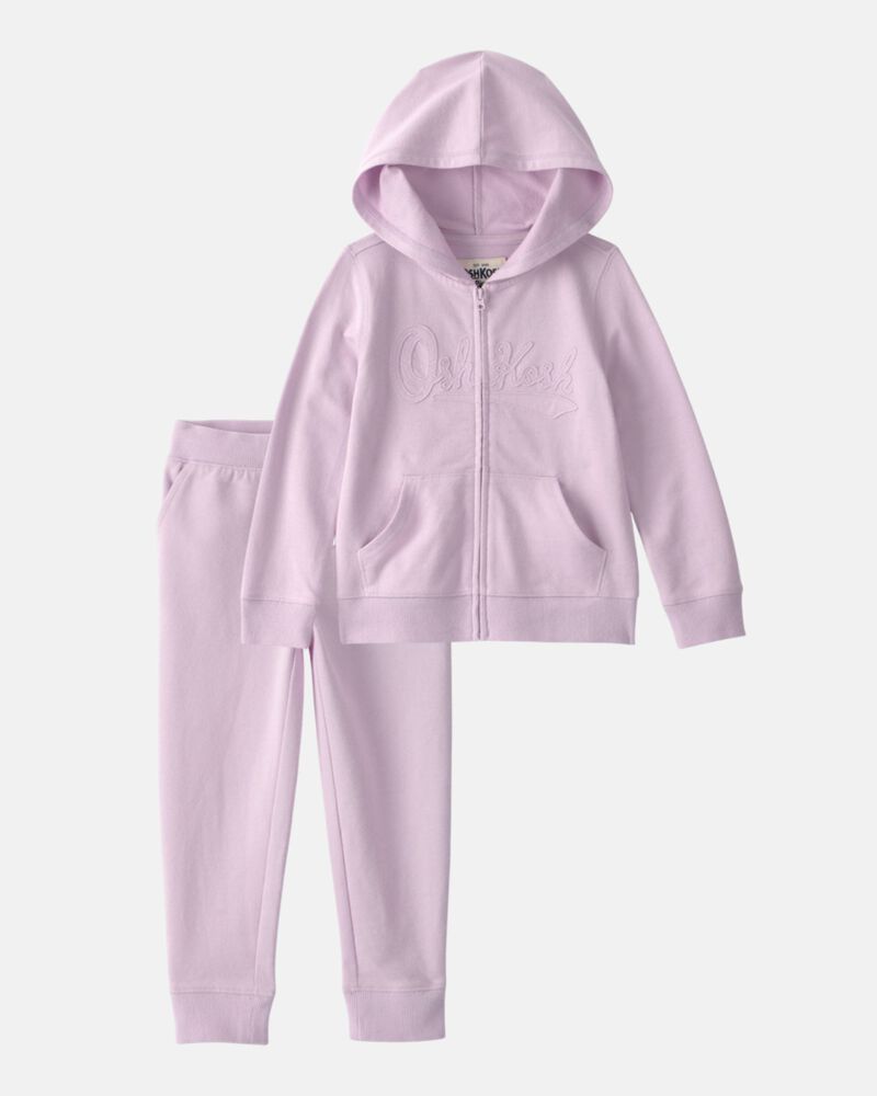 Baby Girl 2-Piece OshKosh Logo Layering Set - Purple, image 1 of 7 slides