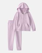 Baby Girl 2-Piece OshKosh Logo Layering Set - Purple, image 1 of 7 slides