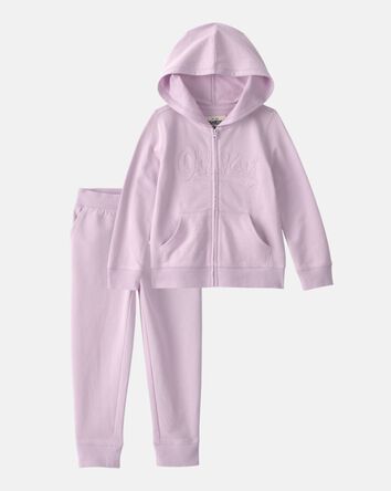 Baby Girl 2-Piece OshKosh Logo Layering Set - Purple, 