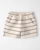 Toddler 2-Piece Organic Cotton Top & Short Set in Stripes, image 2 of 5 slides