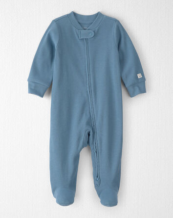 Baby Organic Cotton Rib Sleep & Play Pajama, 
