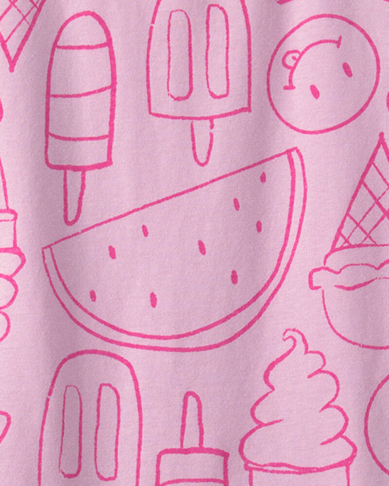 Girls Summer Treats Top - Pink, image 2 of 3 slides