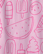 Girls Summer Treats Top - Pink, image 2 of 3 slides