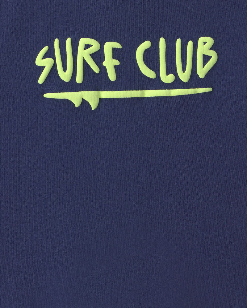 Baby Boy 'Surf Club' Short-Sleeve Romper - Navy Blue, image 5 of 6 slides