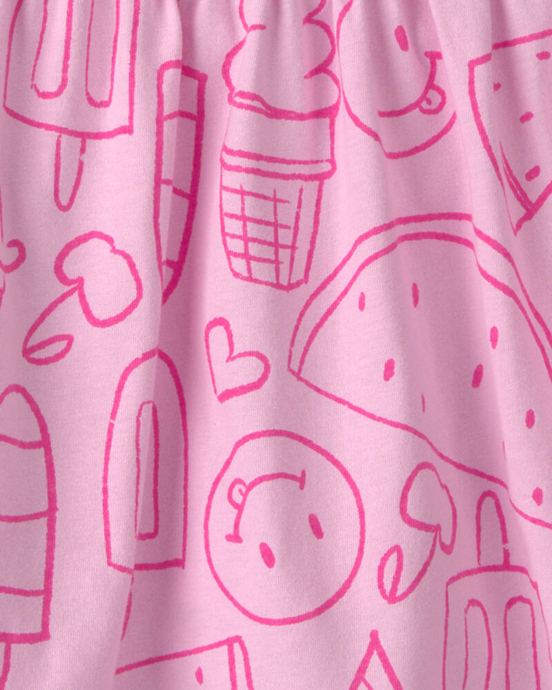 Girls Summer Popsicle Skort - Pink, image 3 of 4 slides
