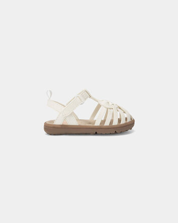 Baby Girl Every Step&reg; First Walker Sandals - White, 