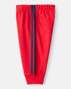 Baby Boy Valentine's Day 2-Piece Heart French Terry Long-Sleeve Tee & Pant Set - Blue, image 3 of 6 slides