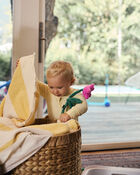 Baby 2-Way Zip PurelySoft Sleep & Play Pajama - Yellow, image 2 of 9 slides