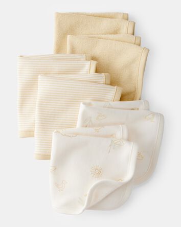 Baby 6-Pack Washcloths - Yellow, 