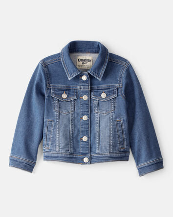 Toddler Girl Denim Jacket - Medium Wash, 