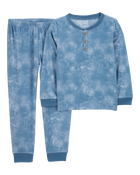 Boys 2-Piece Tie-Dye Fleece Pajama Set, image 1 of 3 slides