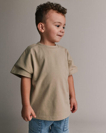 Toddler Premium Dolman Tee - Tan, 
