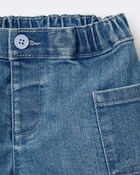 Toddler Girl Mom Shorts in Denim, image 7 of 7 slides
