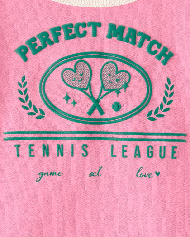 Baby Girl 'Perfect Match' Top - Pink, image 3 of 4 slides