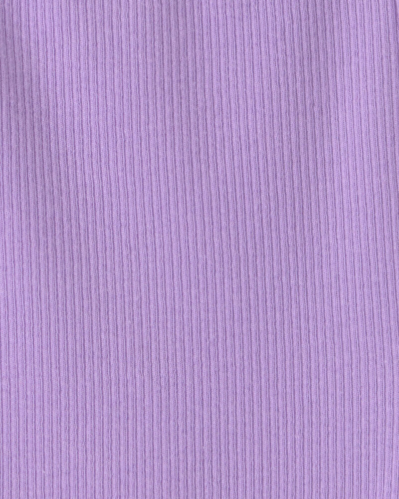 Girls Rib Bike Shorts - Purple, image 3 of 4 slides