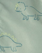 Baby Boy Dinosaur Raincoat - Green, image 3 of 3 slides