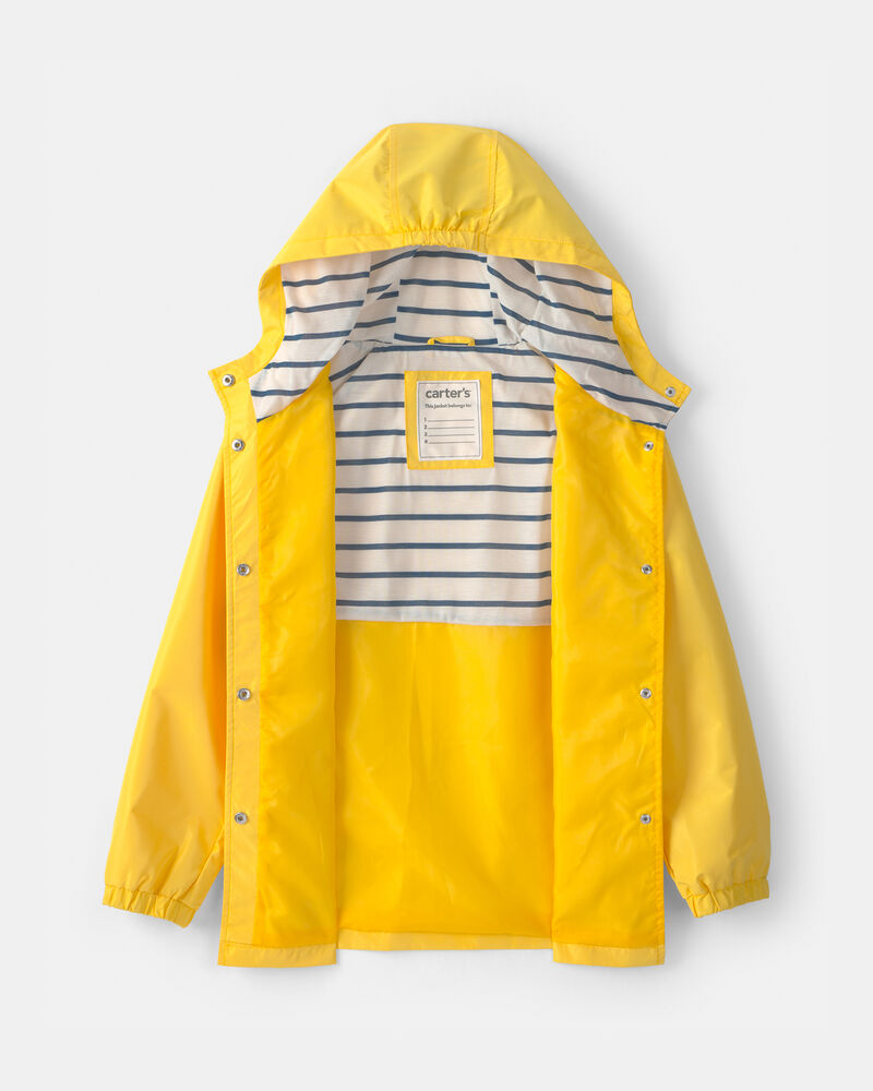 Boys Raincoat - Yellow, image 2 of 3 slides