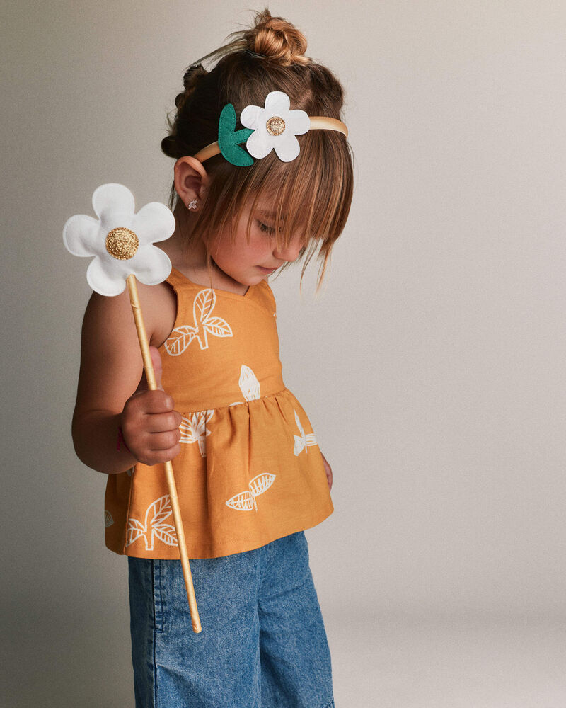 Toddler Girl Flower Headband & Wand Set, image 1 of 6 slides