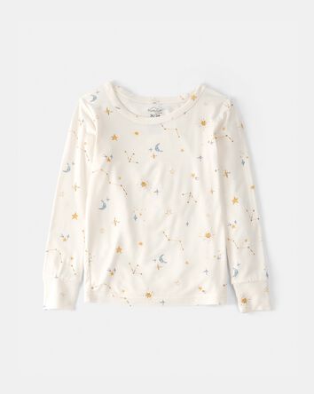 Toddler Constellation PurelySoft 2-Piece Pajama Set - Cream, 
