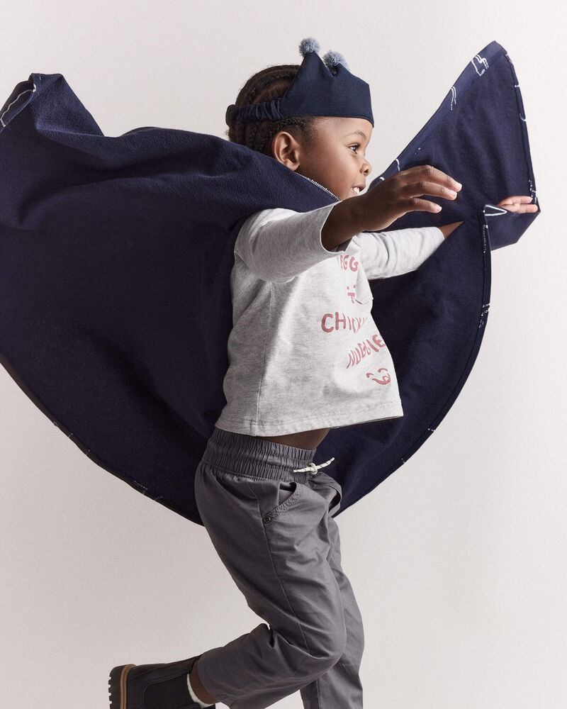 Toddler Lightning Bolt Dress Up Cape - Navy, image 6 of 7 slides