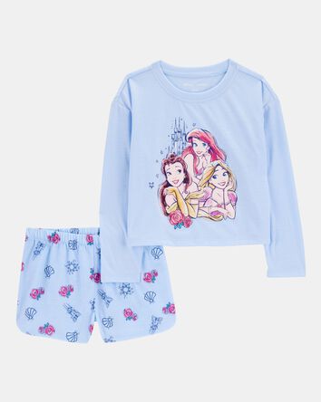 Kid Disney&copy; Princess  Loose-Fit 2-Piece Pajamas - Blue, 