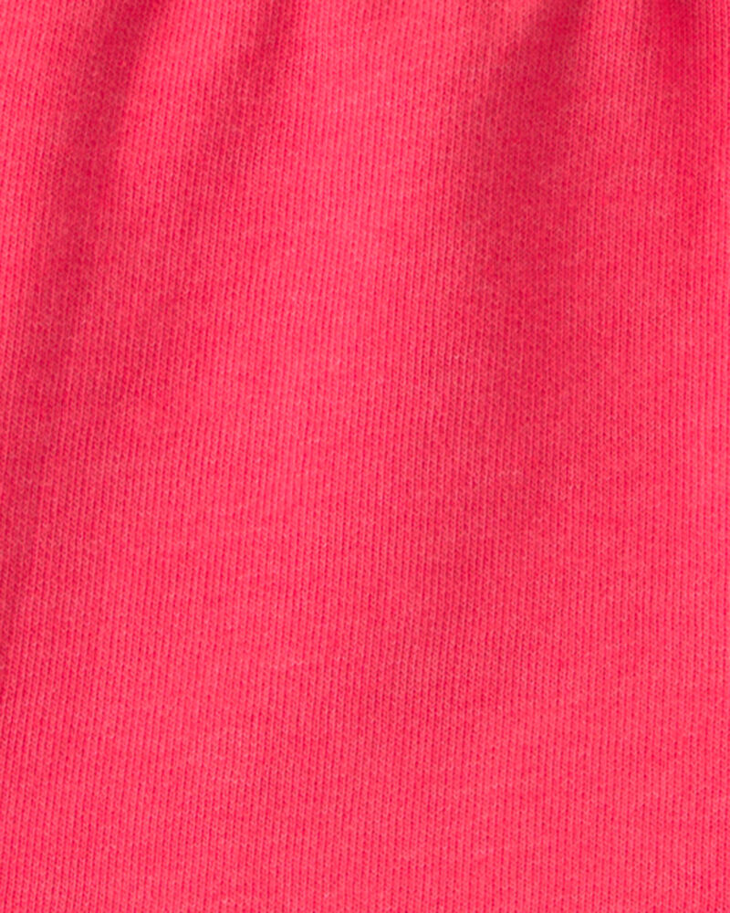 Baby Boy Crab French Terry Shorts - Coral, image 4 of 5 slides