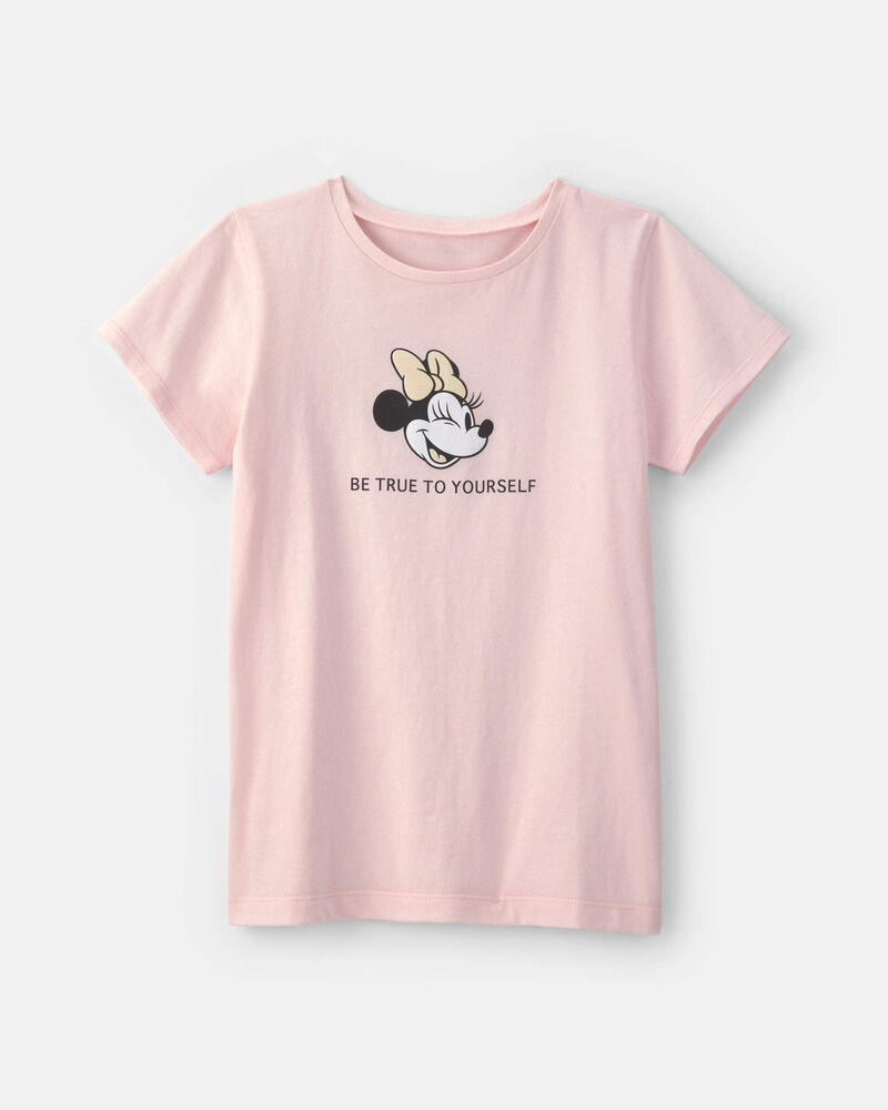 Girls Disney&copy; Minnie Mouse Graphic Tee - Pink, image 1 of 2 slides