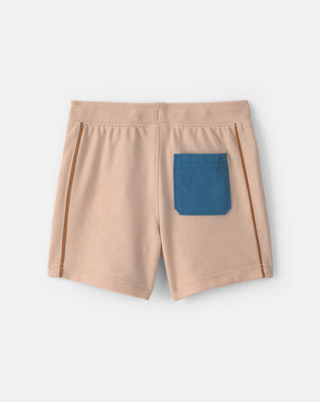 Toddler Boy French Terry Shorts - Tan, 