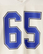 Boys Short-Sleeve Mesh Jersey - White, image 2 of 3 slides