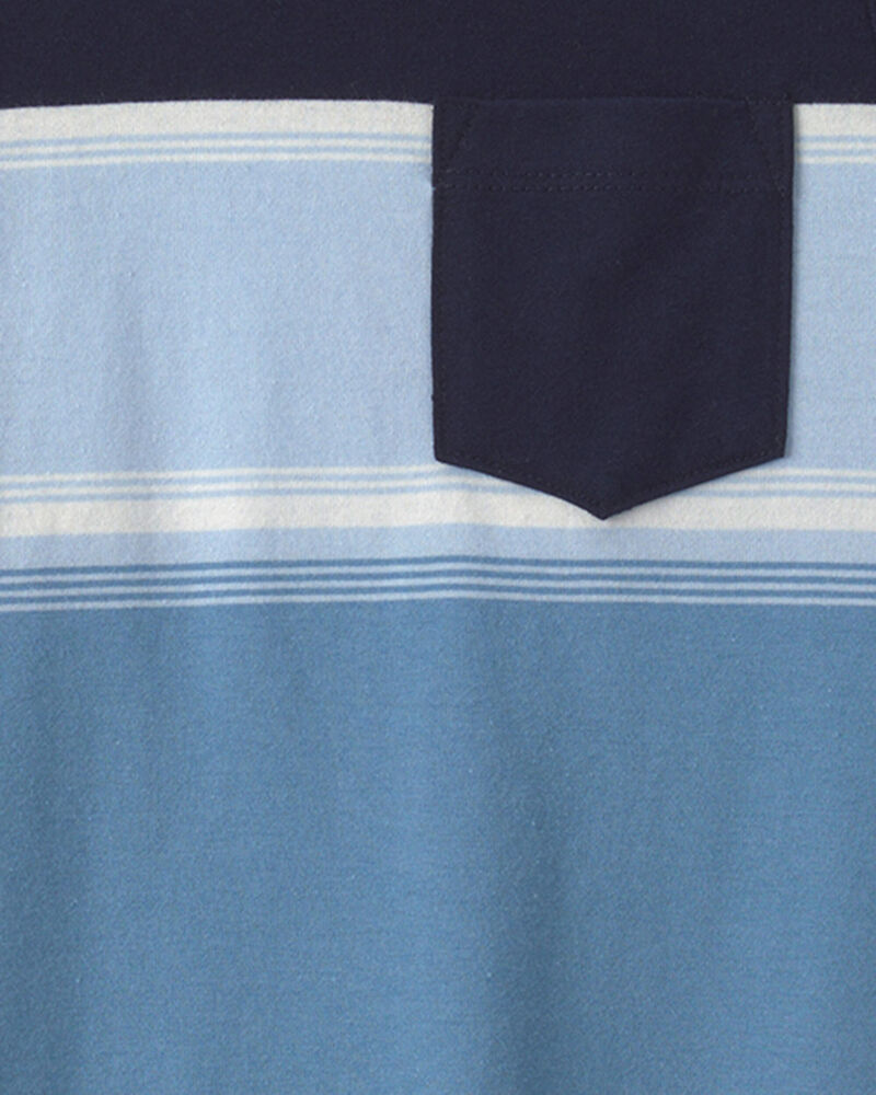Boys Colorblock Pocket Tank Top - Navy, image 2 of 3 slides