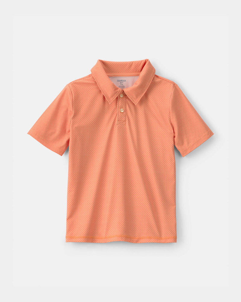 Boys Active Polo Shirt - Orange, image 1 of 3 slides