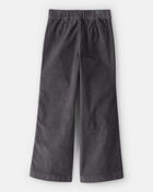 Girls Corduroy Wide-Leg Pants - Grey, image 2 of 4 slides