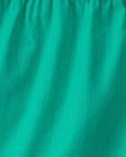Girls Ruffle-Trim Shorts - Green, image 4 of 6 slides