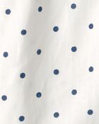 Baby Girl 2-Piece Polka Dot Short-Sleeve Tee & Pant Set - White, image 2 of 3 slides