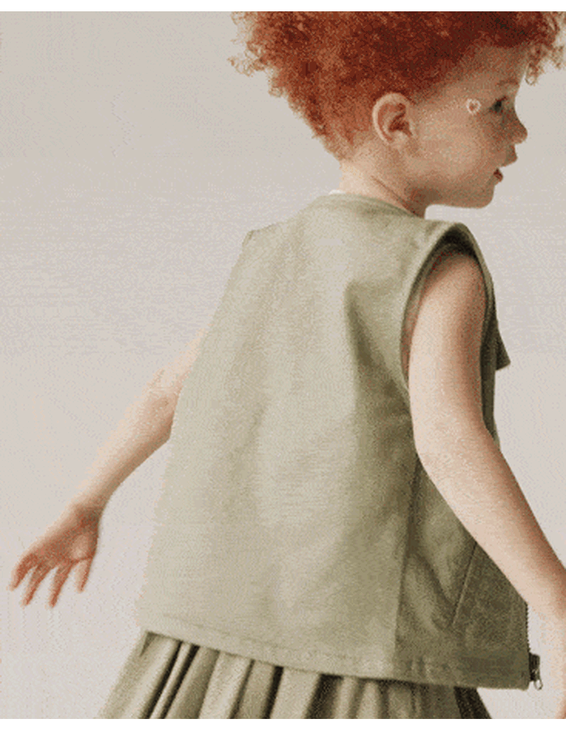 Toddler Girl Avenue Twirl&trade; Midi Skirt - Olive, image 1 of 8 slides