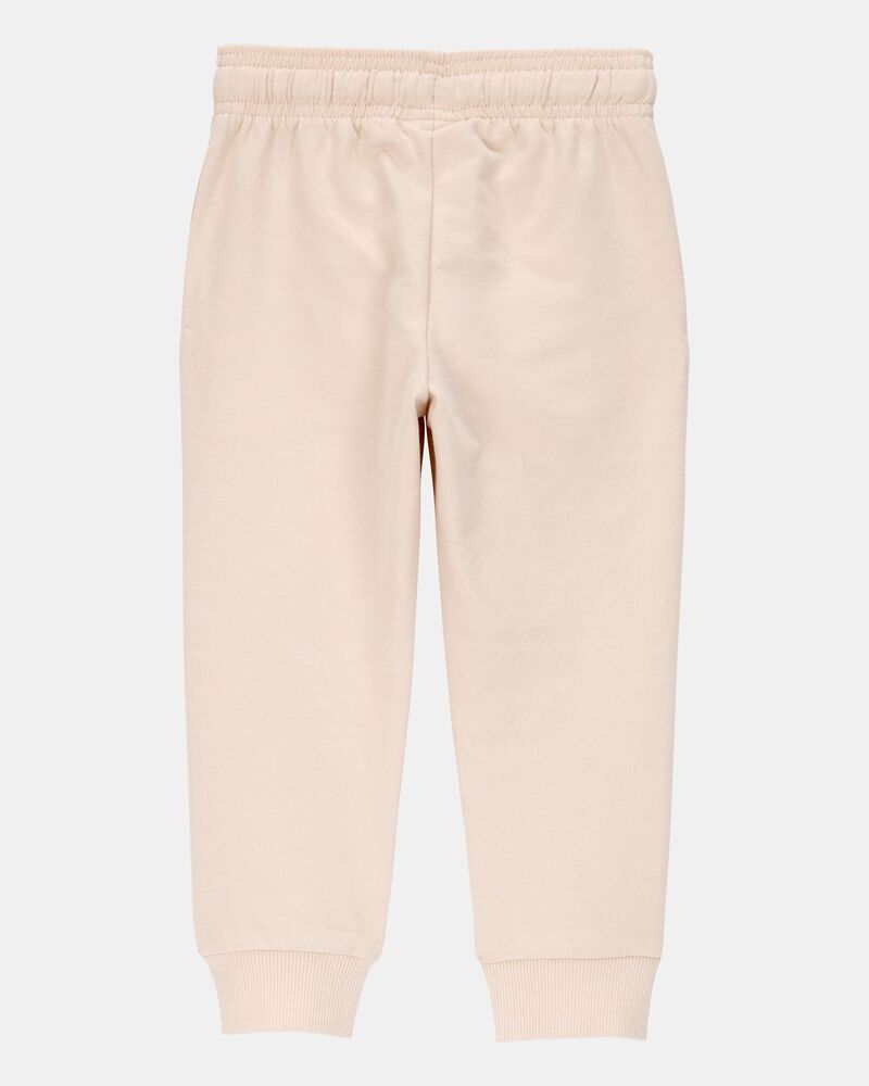 Toddler Boy Pull-On Drawstring Joggers - Khaki, image 2 of 6 slides